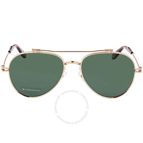 Givenchy Green Grey Pilot Unisex Sunglasses GV 7057/S 